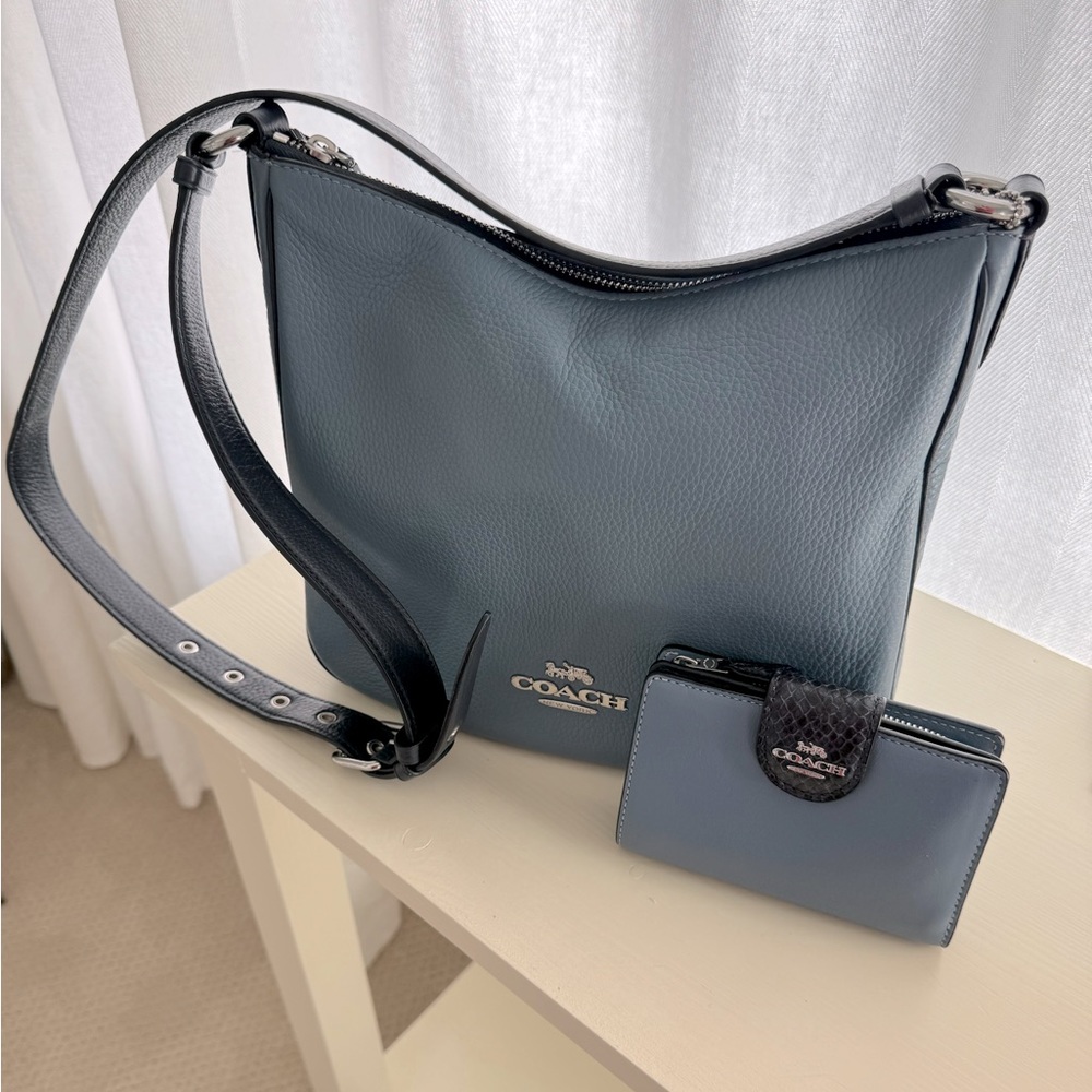Coach Ellie File Bag and Medium Corner Zip Wallet